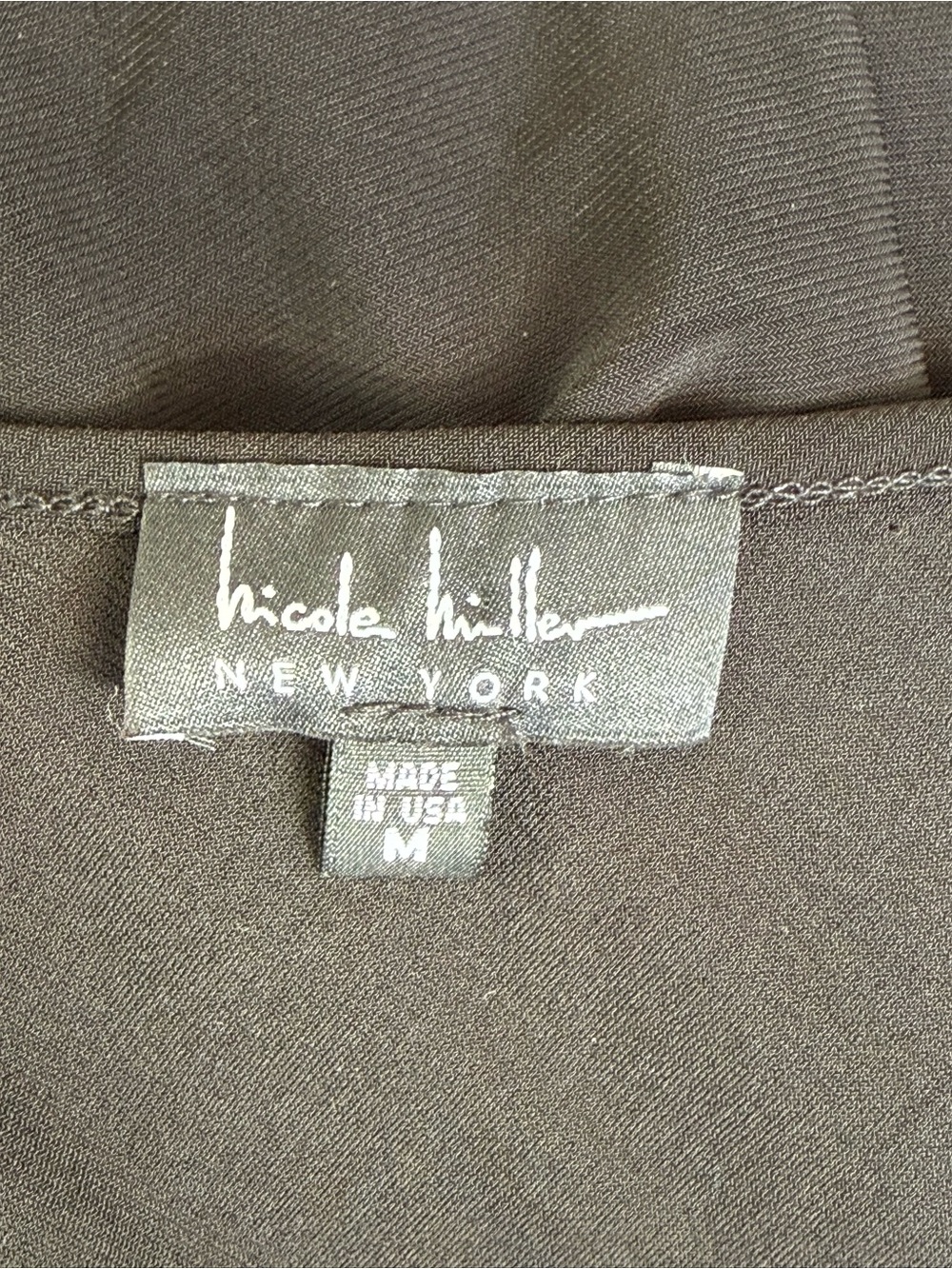 Nicole Miller Black Sleeveless Harem Jumpsuit Relaxed Lounge One-Piece Romper - Picture 4 of 10